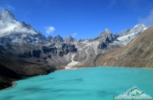 Gokyo Lake trek in Gokyo valley in Everest region Nepal
