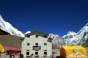 Hotel Everest Inn Gorak Shep, at an altitude 5180m nearest hotel to Mount Everest