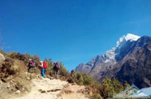 Walking holidays Nepal to see the sight of high mountains photo of Nepal walking holidays