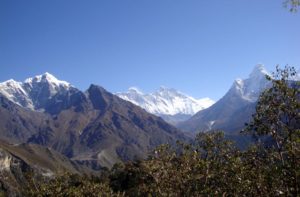 Phortse travel guide - Phortse Village With Mount Everest