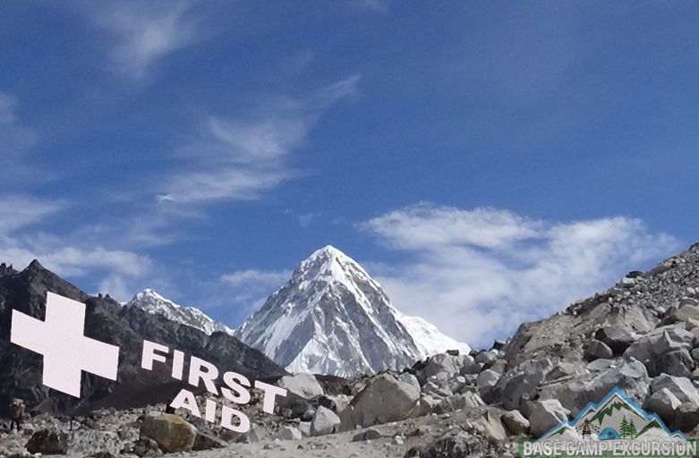 Personal first aid kit items for Everest base camp trek the Himalayas
