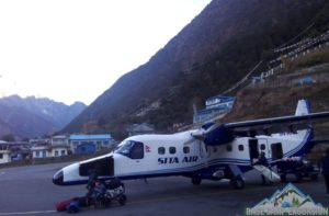 Sita air flight schedule to Lukla and ticket reservation price with Sita air aircraft picture
