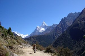 Guided solo trek to Everest base camp - alone hiking to Everest base camp solo trekking Nepal