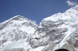 Mount Everest Helicopter Rescue - Helicopter rescue service from Everest base camp Khumbu region