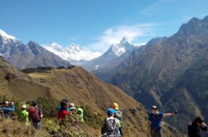 Namche to Everest view hiking