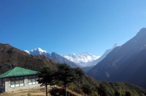 Near the Sagarmatha National Park Museum in Namche Bazar, Nepal