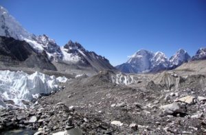 Khumbu glacier The most famous himalayan glacier Nepal