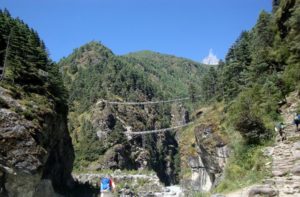 Larja Dobhan 2 Suspension Bridges Over Dudh Koshi River