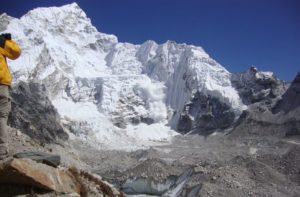 Mount Everest Avalanche disaster during Everest base camp trek Nepal