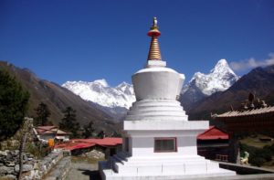 Namche bazaar to Everest base camp distance 25.7 km
