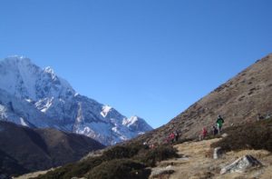 Tengboche to Everest base camp trek Nepal