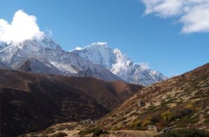 Camp heights and altitudes profile for the Everest base camp treks
