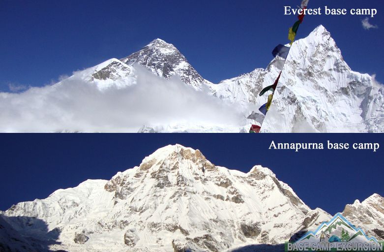 Everest base camp vs Annapurna base camp Nepal which recommended