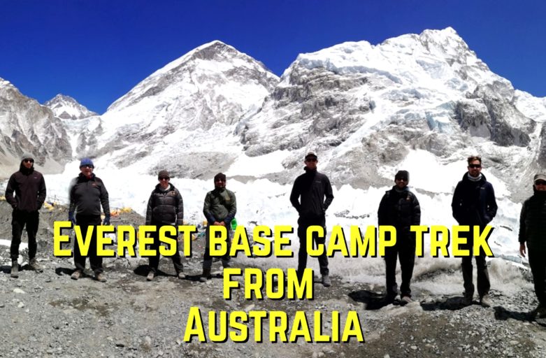 Mount Everest base camp trek from Australia
