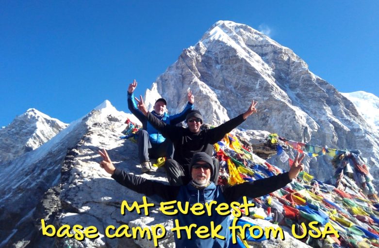 Mount Everest base camp trek from United States