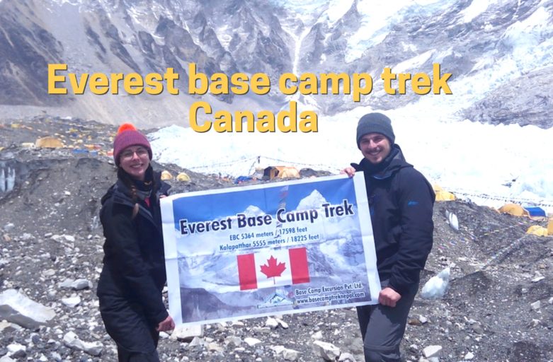 Mount Everest base camp trek from Canada